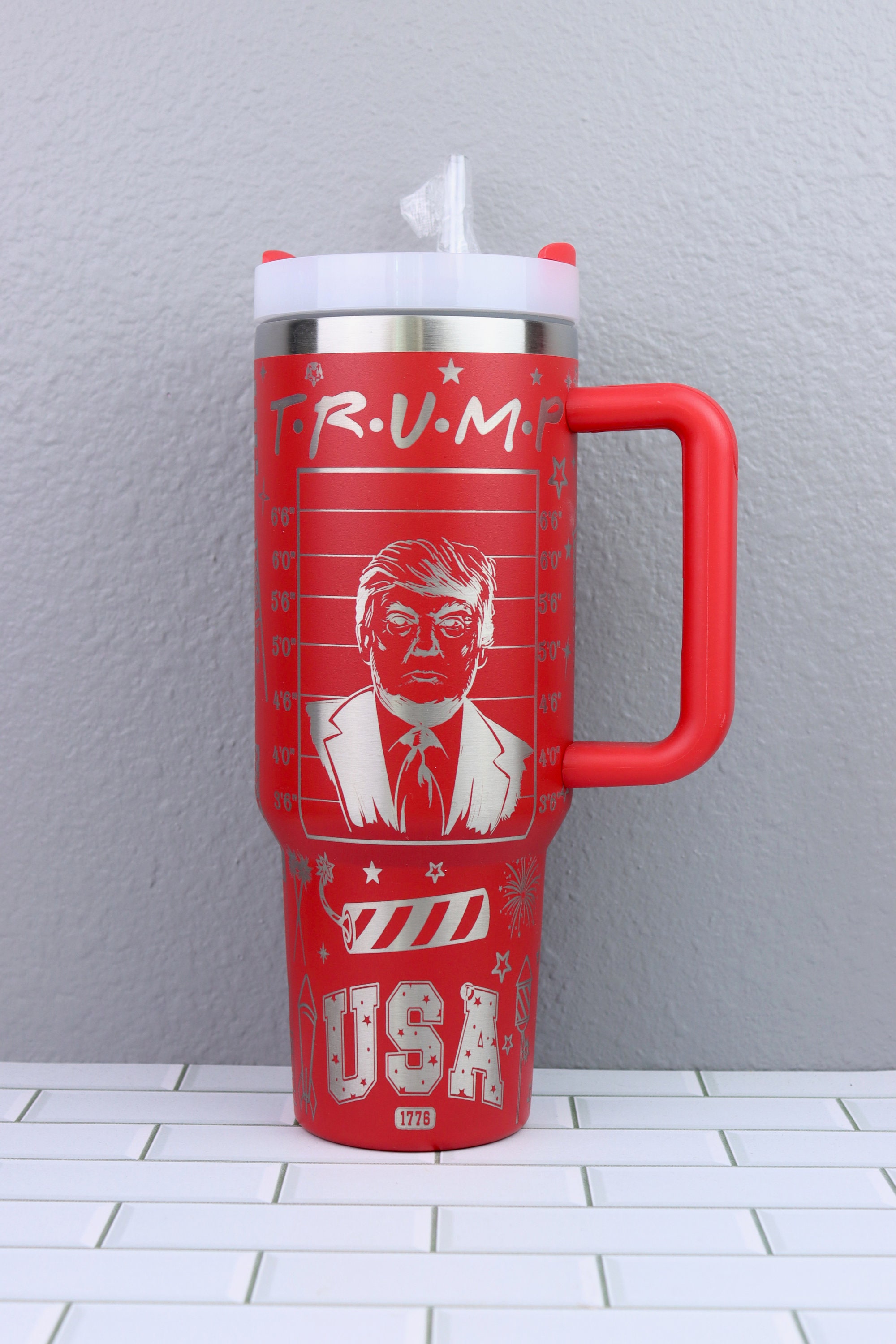 Trump Rainbow 40oz Holographic Tumbler