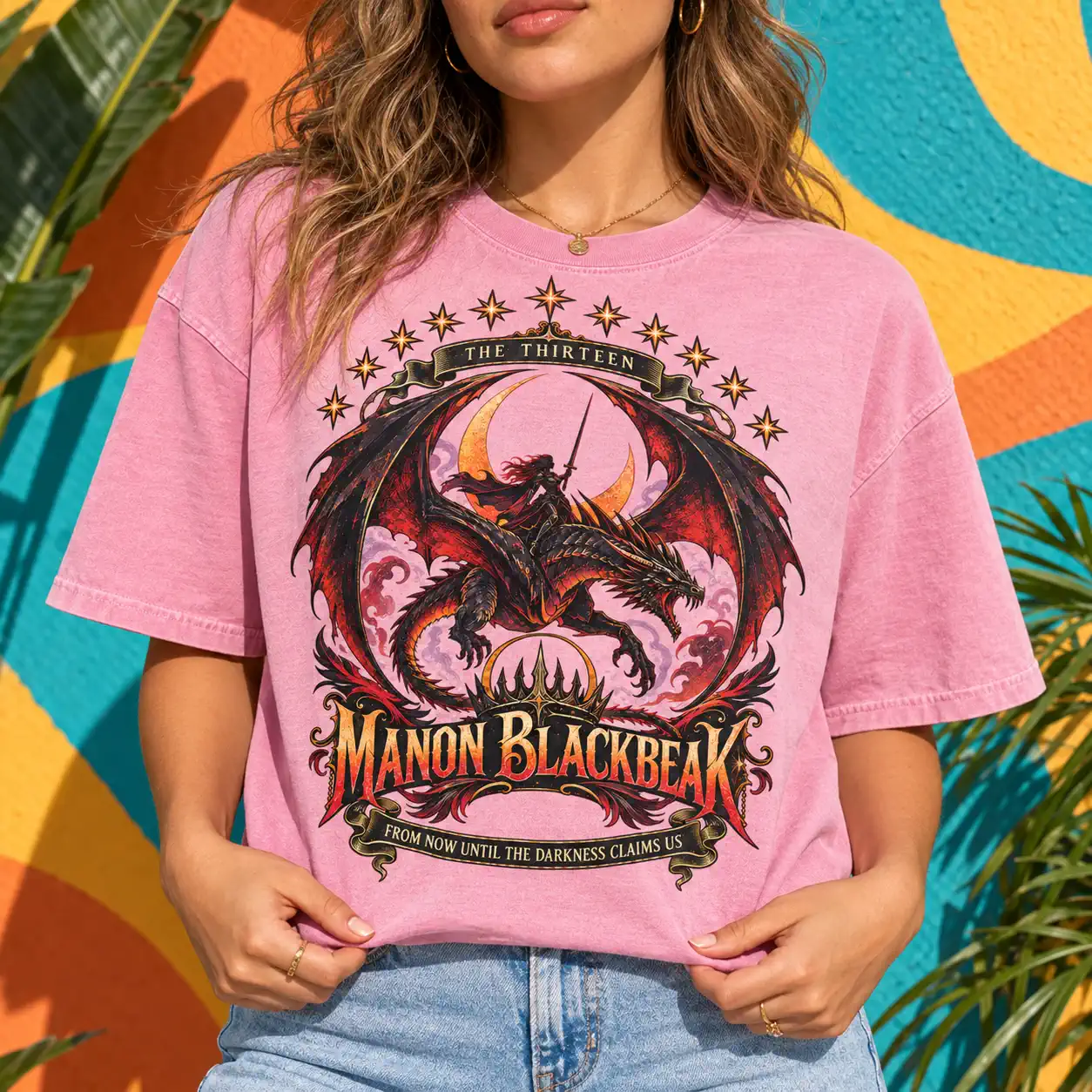 Witch Queen Vintage Fantasy Reader Tee 3 gooberch Manon Blackbeak