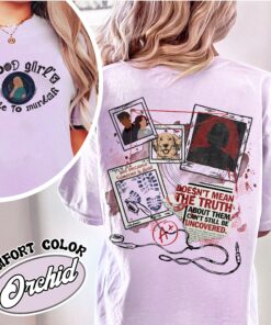 a good girls guide to murder vintage detective t shirt book lover womens t shirt agggtm series bookish gift a20zn