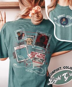 a good girls guide to murder vintage detective t shirt book lover womens t shirt agggtm series bookish gift xptwp