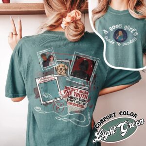 a good girls guide to murder vintage detective t shirt book lover womens t shirt agggtm series bookish gift xptwp