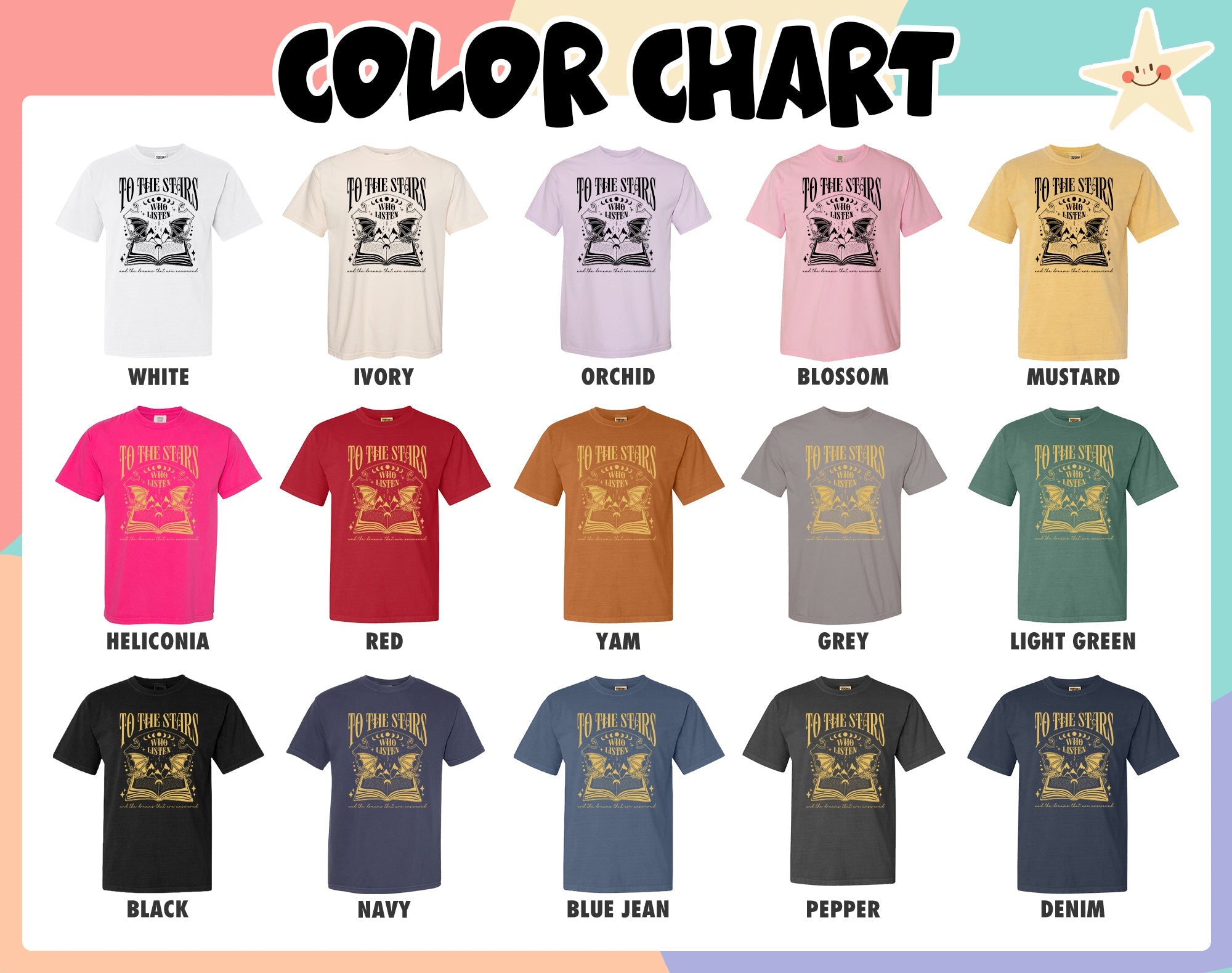Starlight City Vintage Bookish Tee for Women - Image 2