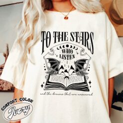 acotar velaris starlight vintage comfort colors shirt velaris starlight womens t shirt ykafs