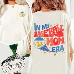 baseball mom era personalized vintage t shirt womens baseball mom comfort colors shirt game day 2yrop