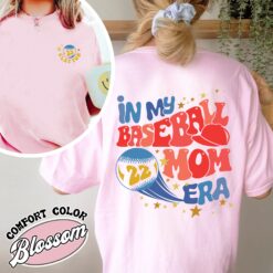 baseball mom era personalized vintage t shirt womens baseball mom comfort colors shirt game day 6kqoz