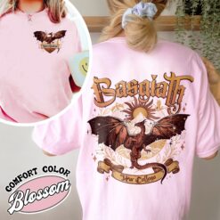 basgiath war college dragon rider vintage t shirt bookish gift iron flame basgiath war college comfort colors cwnfn