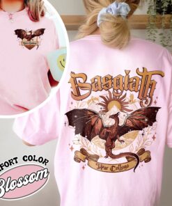 basgiath war college dragon rider vintage t shirt bookish gift iron flame basgiath war college comfort colors cwnfn
