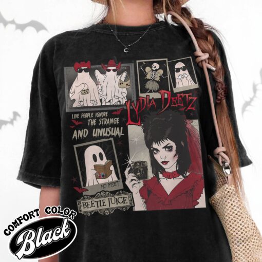 beetlejuice 1988 vintage movie shirt halloween horror beetlejuice womens t shirt strange and unusual nklm0