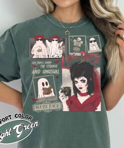 beetlejuice 1988 vintage movie shirt halloween horror beetlejuice womens t shirt strange and unusual r70xz