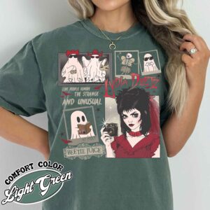 beetlejuice 1988 vintage movie shirt halloween horror beetlejuice womens t shirt strange and unusual r70xz