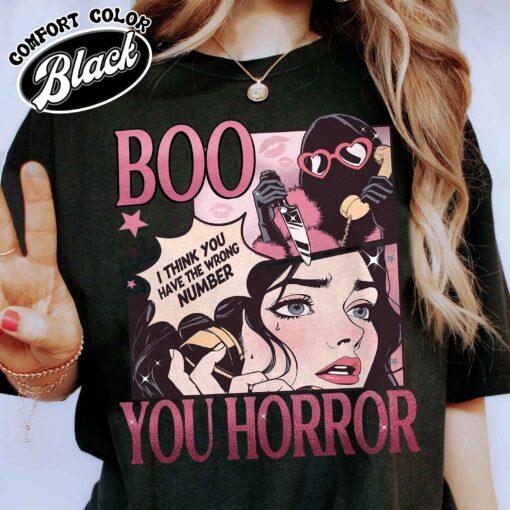 boo your horror halloween vintage womens t shirt stay spooky horror club comfort colors shirt jfhvz