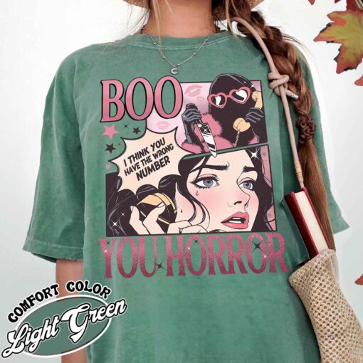 boo your horror halloween vintage womens t shirt stay spooky horror club comfort colors shirt k4017