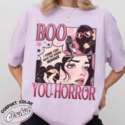boo your horror halloween vintage womens t shirt stay spooky horror club comfort colors shirt vd7d5