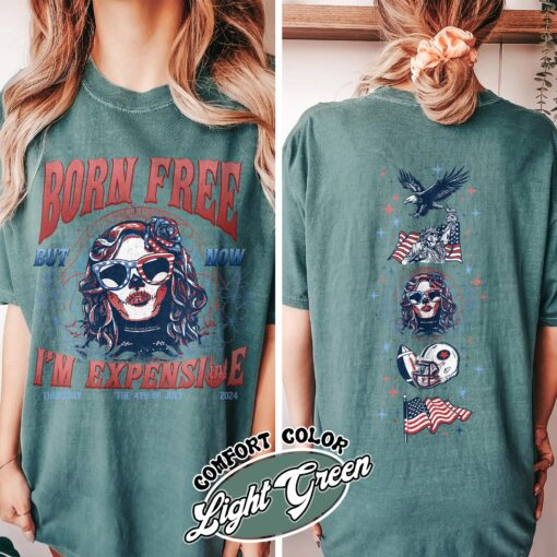 born free but now im expensive vintage independence day shirt 4th of july skeleton comfort colors t shirt yy7cb