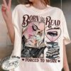 born to read forced to work dark romance vintage t shirt dark romance smut gift womens book lover tee 0jpfy