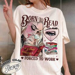 born to read funny book addict vintage womens t shirt dark romance smut booktok comfort colors gift gozyt