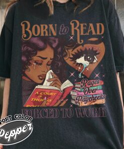 born to read vintage bookish comfort colors t shirt black girl reader gift dark romance smut womens shirt 1ssvo