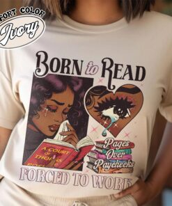 born to read vintage bookish comfort colors t shirt black girl reader gift dark romance smut womens shirt szfma