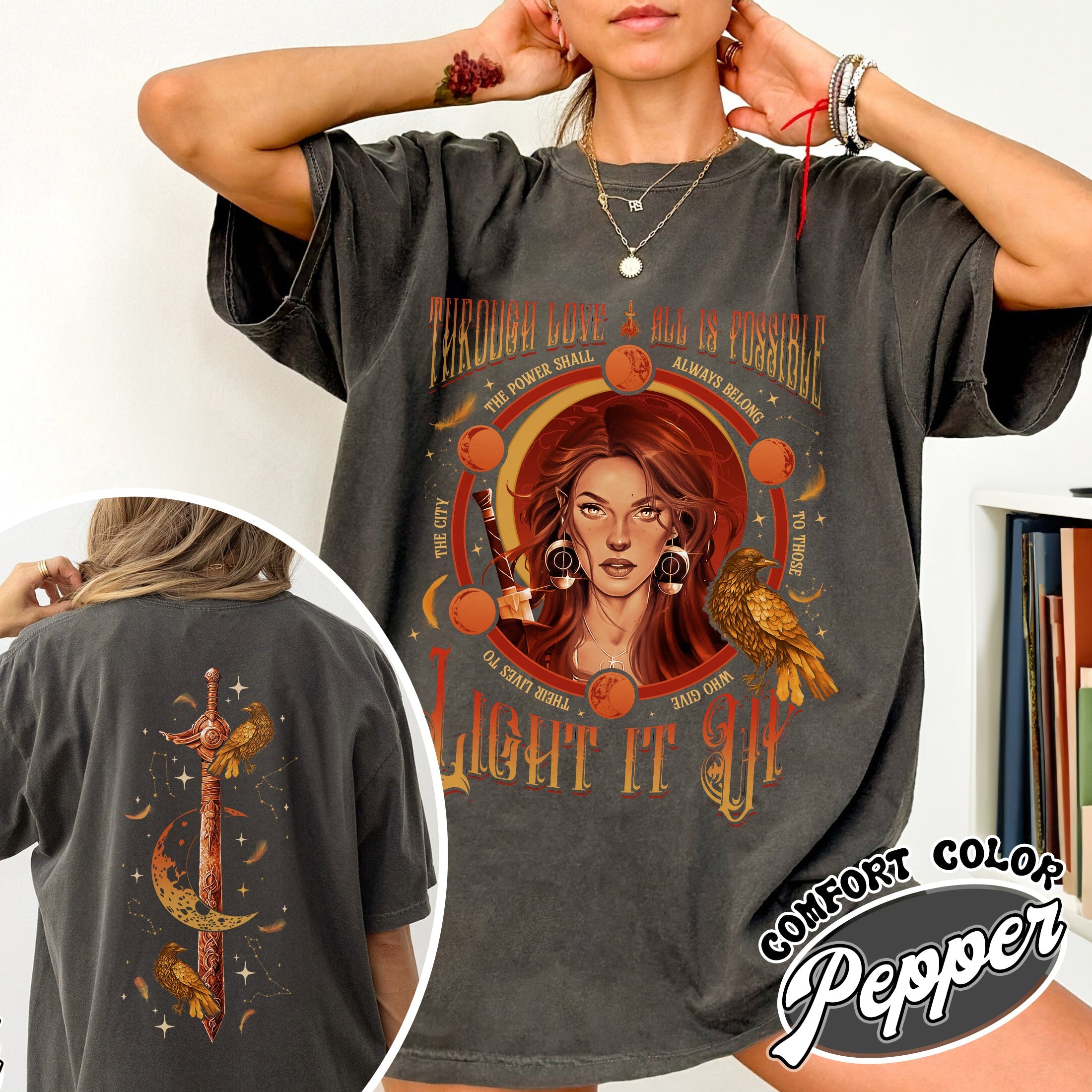 bryce quinlan comfort colors shirt crescent city vintage t shirt womens book lover shirt snmef