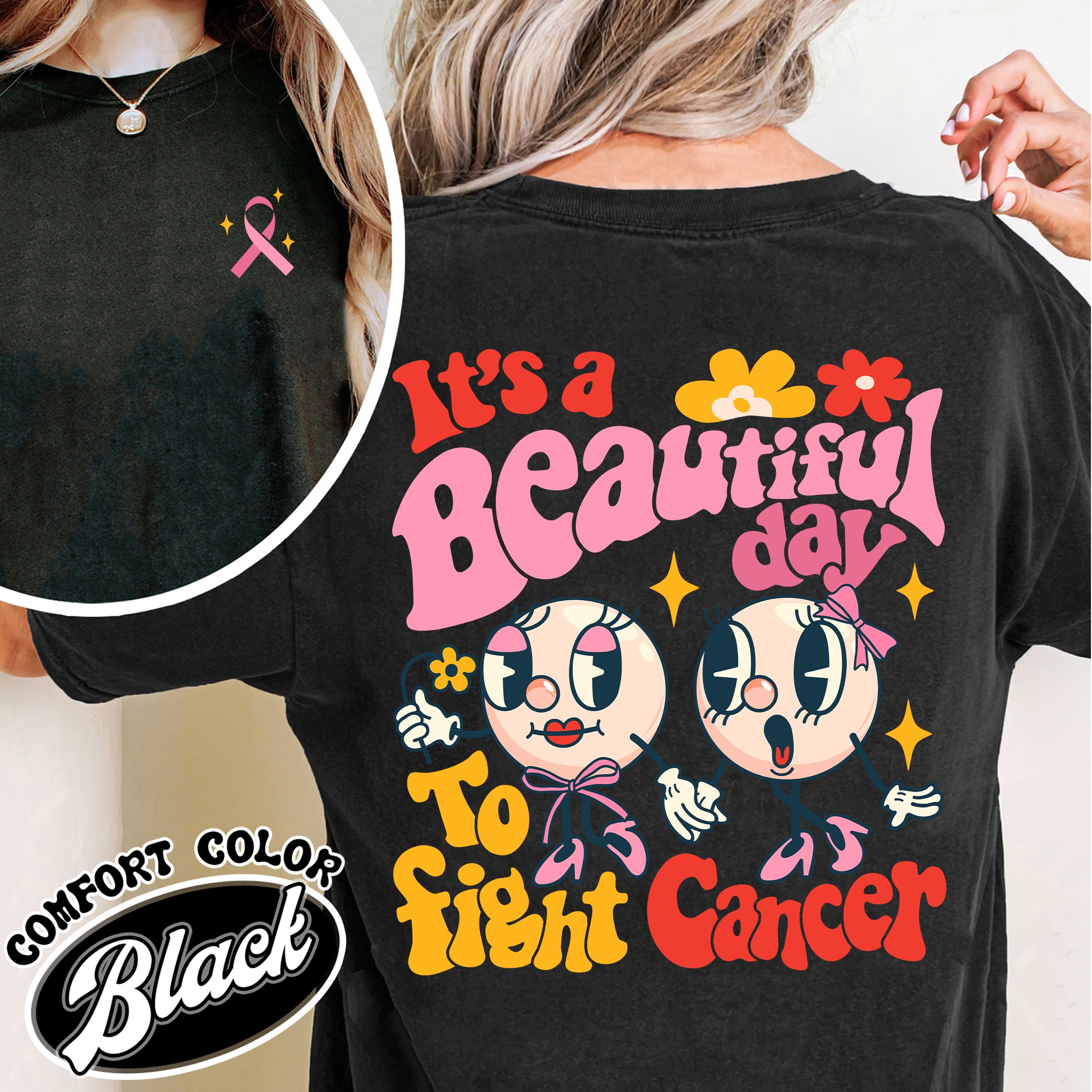 cancer fighting comfort color shirt pink breast cancer vintage t shirt womens awareness shirt 0oevk