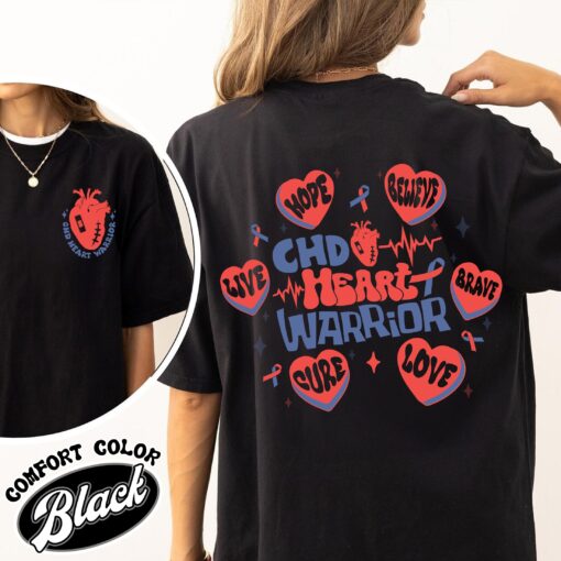 chd awareness comfort color shirt heart disease awareness womens vintage t shirt chd awareness ribbon shirt yht8e