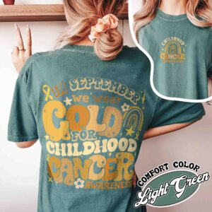 childhood cancer awareness month shirt childhood cancer vintage t shirt nurse support womens shirt znxna