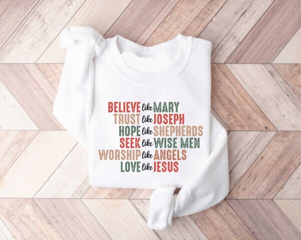 christian christmas sweatshirt with believe design for faithful expression and celebrating jesus during the holiday season xxw2k scaled