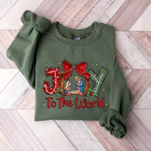 christian nativity sweatshirt featuring true story design for christmas celebrations and jesus inspired apparel monhw