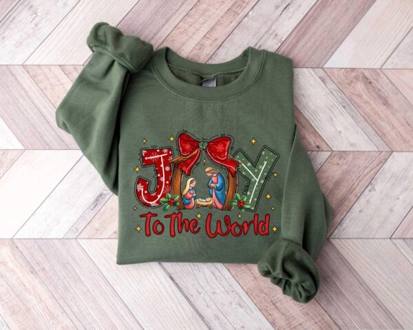 christian nativity sweatshirt featuring true story design for christmas celebrations and jesus inspired apparel monhw