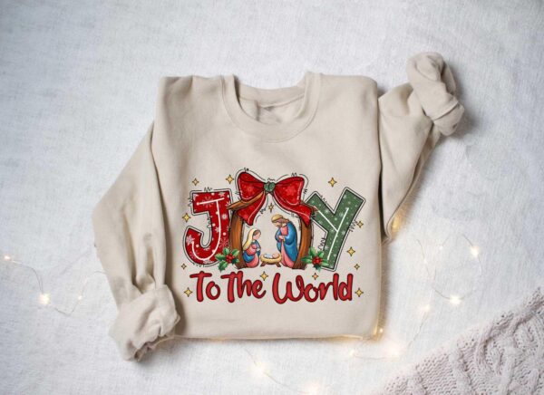 christian nativity sweatshirt featuring true story design for christmas celebrations and jesus inspired apparel oetze