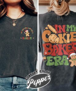 christmas cookie baker and tester shirt vintage christmas cookie t shirt womens holiday couples shirt jkeby