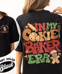 christmas cookie baker and tester shirt vintage christmas cookie t shirt womens holiday couples shirt zr9o9