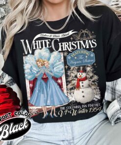 christmas sister t shirt vintage christmas movie t shirt holiday womens shirt white christmas movie inspired mdyc8