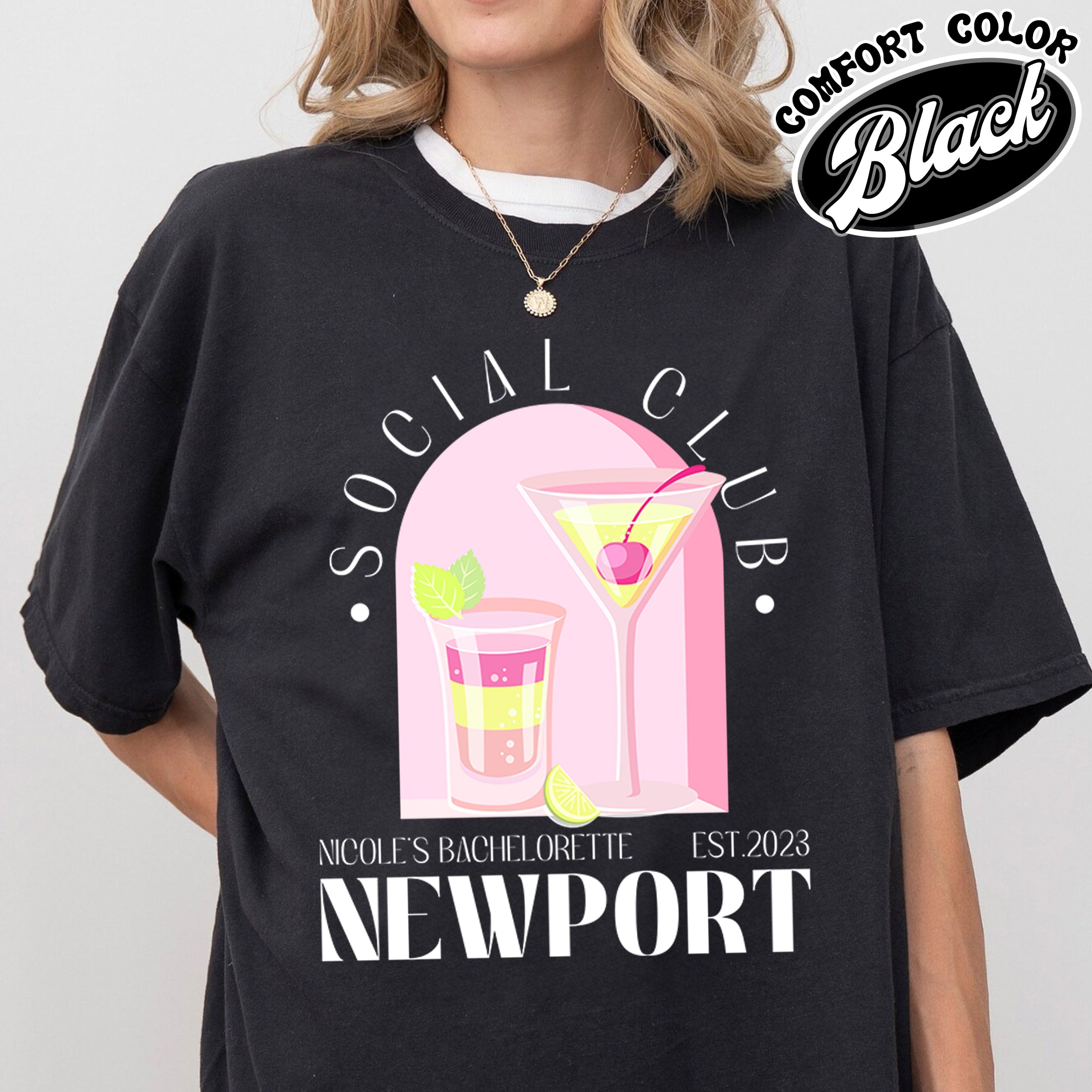 cocktail bachelorette comfort colors shirt vintage bachelorette t shirt bridal womens party gift shirt wj1yq