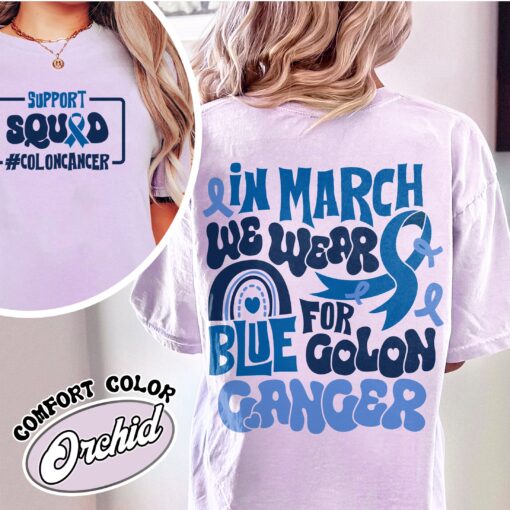 colon cancer awareness comfort color shirts we wear blue vintage t shirts colon cancer awareness rainbow 1d2mz