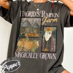 comfort colors shirt hagrids pumpkin patch tshirt vintage pumpkin patch t shirt hp fall womens shirt lsa1d