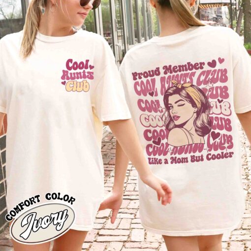 cool aunts club pocket shirt cool aunts club vintage t shirt womens aunt and niece gift