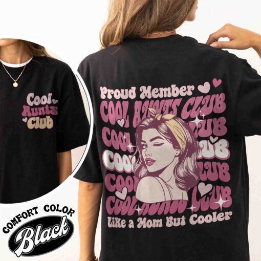 cool aunts club pocket shirt cool aunts club vintage t shirt womens aunt and niece gift 5rlup