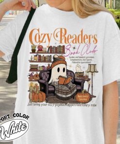 cozy girl book club shirt vintage cozy readers t shirt womens book and coffee lover shirt 17xdz