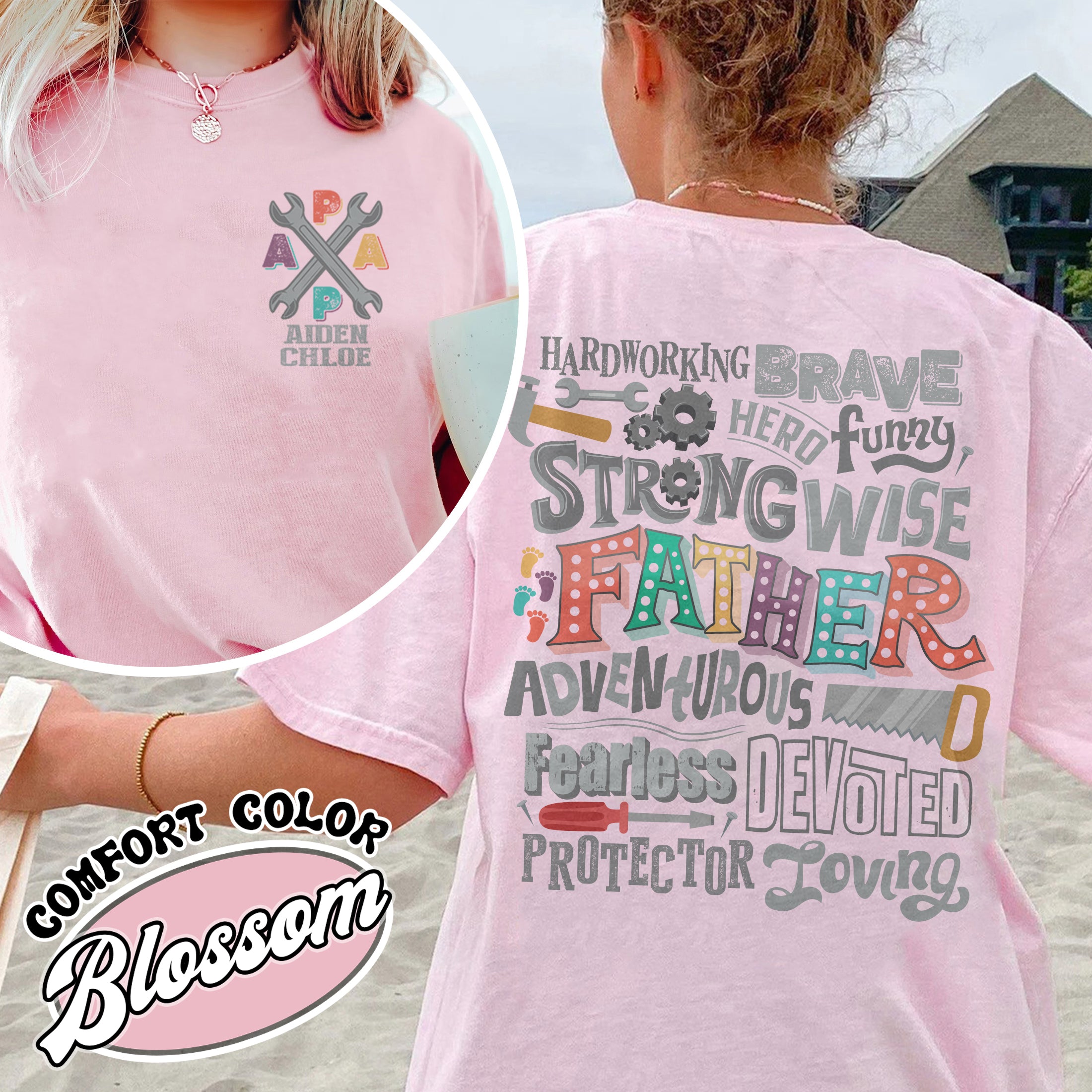 custom best dad ever comfort colors t shirt personalized best dad ever vintage t shirt fathers day gift ehae5