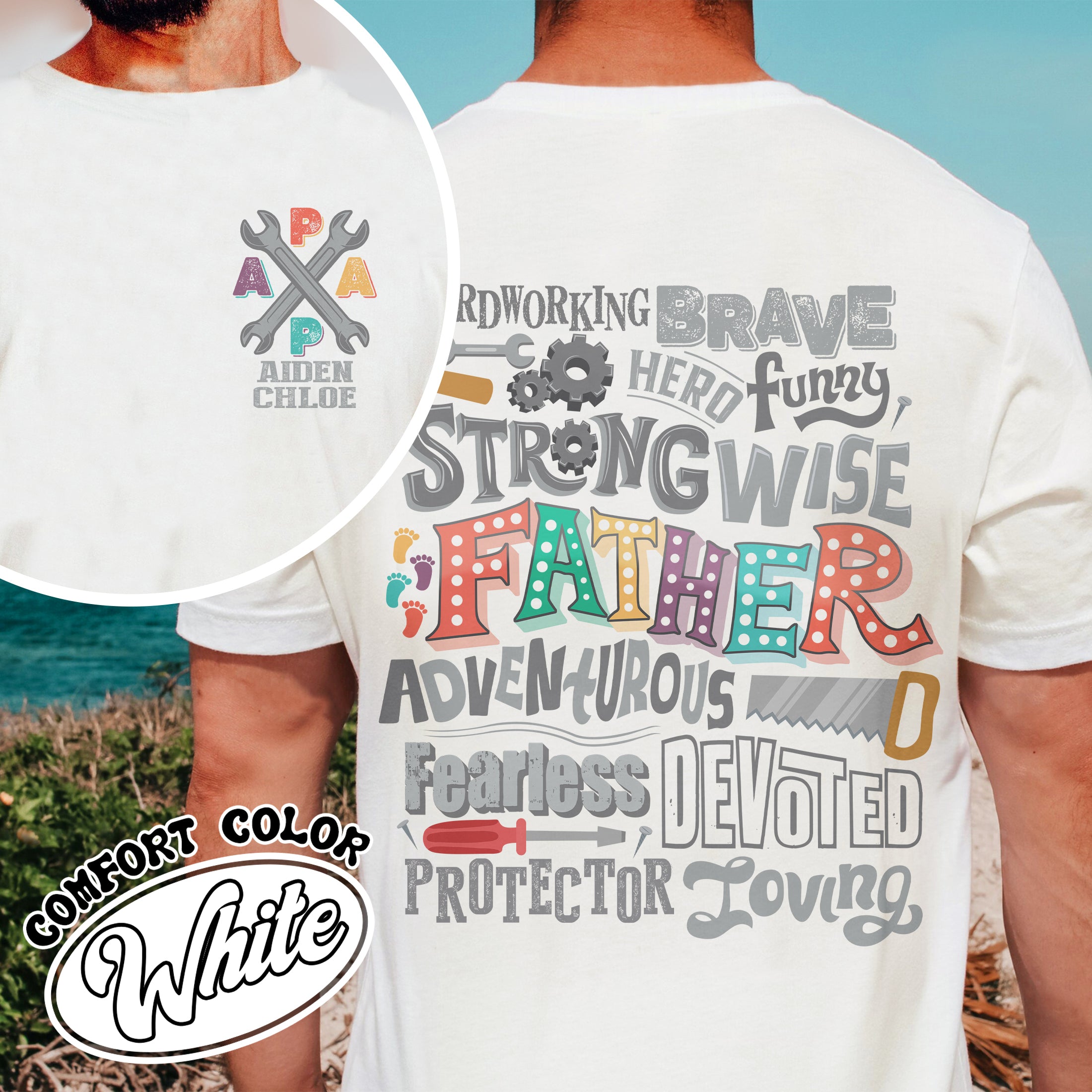 custom best dad ever comfort colors t shirt personalized best dad ever vintage t shirt fathers day gift kcilg