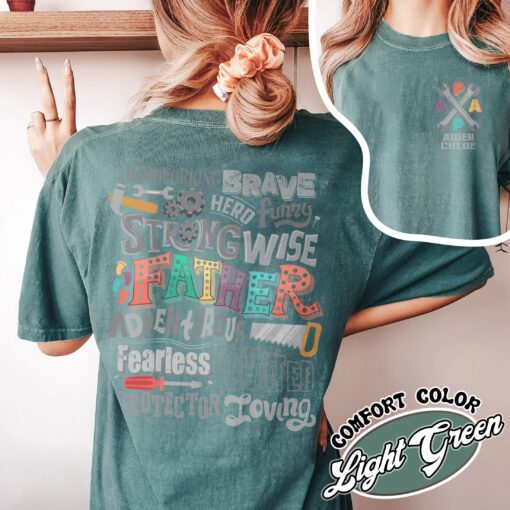 custom best dad ever comfort colors t shirt personalized best dad ever vintage t shirt fathers day gift ztdnz