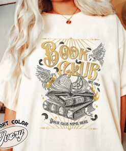 custom book club comfort color shirt vintage fantasy book club t shirt womens custom romantasy shirt l1fkp