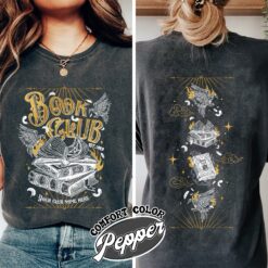 custom book club comfort color shirt vintage fantasy book club t shirt womens custom romantasy shirt nbyvd