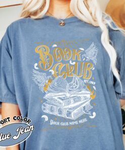 custom book club comfort color shirt vintage fantasy book club t shirt womens custom romantasy shirt xsblz