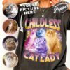 custom childless cat ladies bootleg shirt childless cat lady vintage t shirt womens 2024 shirt ucuod