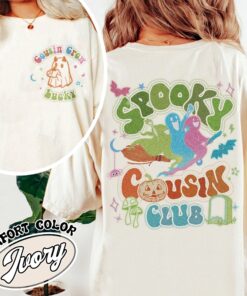 custom cousin crew shirt spooky custom cousin vintage t shirt personalized womens halloween shirt oarct