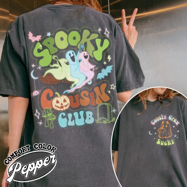 custom cousin crew shirt spooky custom cousin vintage t shirt personalized womens halloween shirt