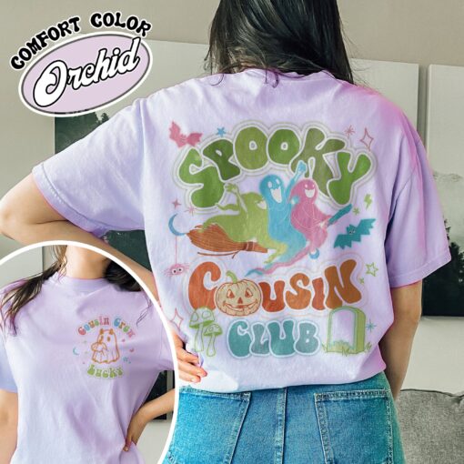 custom cousin crew shirt spooky custom cousin vintage t shirt personalized womens halloween shirt wbuku