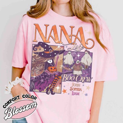 custom halloween nana witch shirt personalized nana witch vintage halloween t shirt custom womens shirt hjfoc